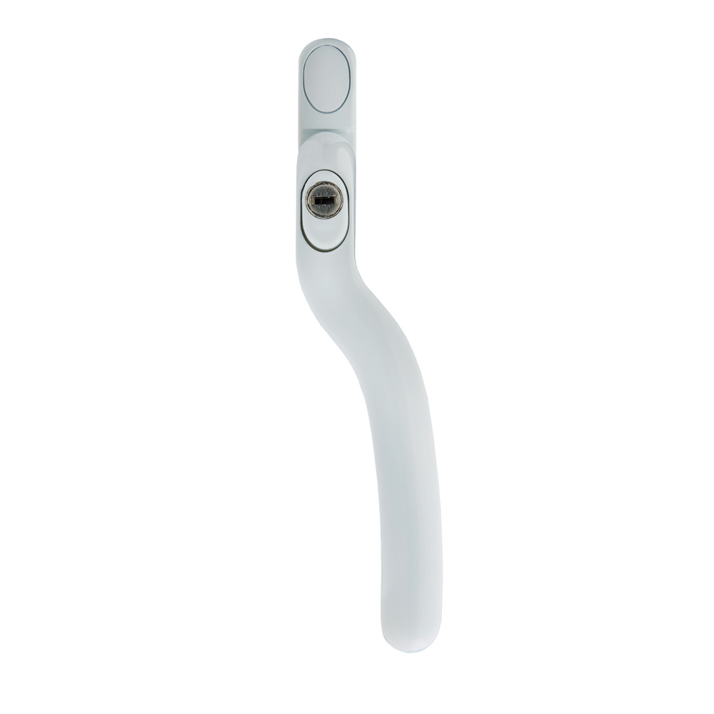 Timber Series Connoisseur Cranked Espag Window Handle - White (Right Hand)